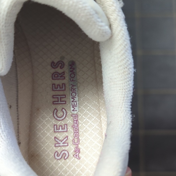 Sketchers woman's 6.5 cream leopard print sneakers - Picture 8 of 8